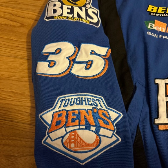 Ben Davis Blue Racing Jacket - Picture 3 of 7